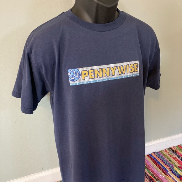 1999 Pennywise Punk Shirt Vintage 90s Band Tee Ska Skate Punk Hardcore Large - Picture 4 of 9